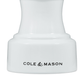 Cole & Mason Hoxton White Gloss Pepper Mill 10cm