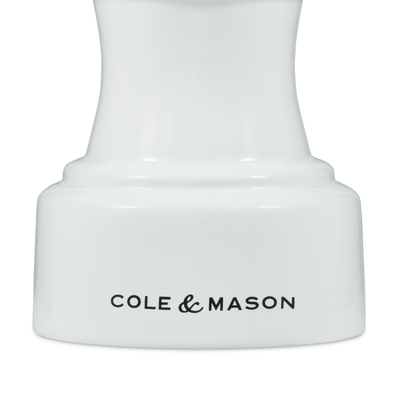 Cole & Mason Hoxton White Gloss Pepper Mill 10cm