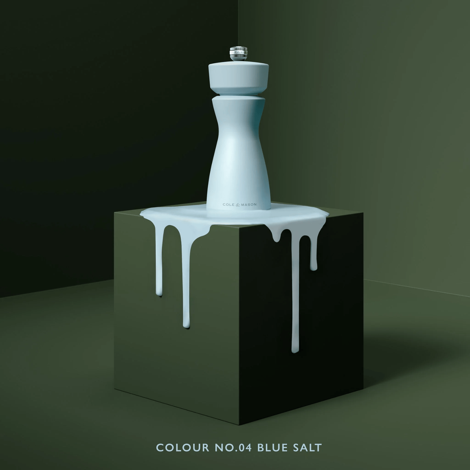 Cole & Mason Kenton Blue Salt Salt or Pepper Mill 15cm