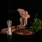 Cole & Mason London Acrylic Salt & Pepper Mill 18cm Set of 2