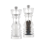 Cole & Mason London Acrylic Salt & Pepper Mill 18cm Set of 2