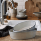 Costa Nova Stacked Organic Oval Baker Salt 26cm