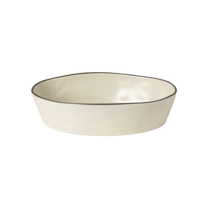 Costa Nova Stacked Organic Oval Baker Salt 32cm