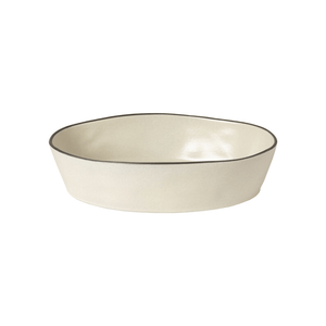 Costa Nova Stacked Organic Oval Baker Salt 32cm