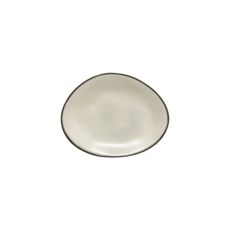 Costa Nova Stacked Organic Oval Plate Salt 20cm