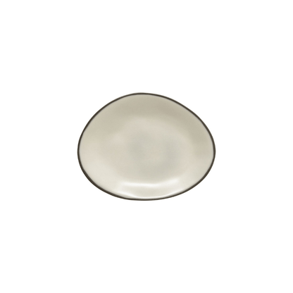 Costa Nova Stacked Organic Oval Plate Salt 20cm