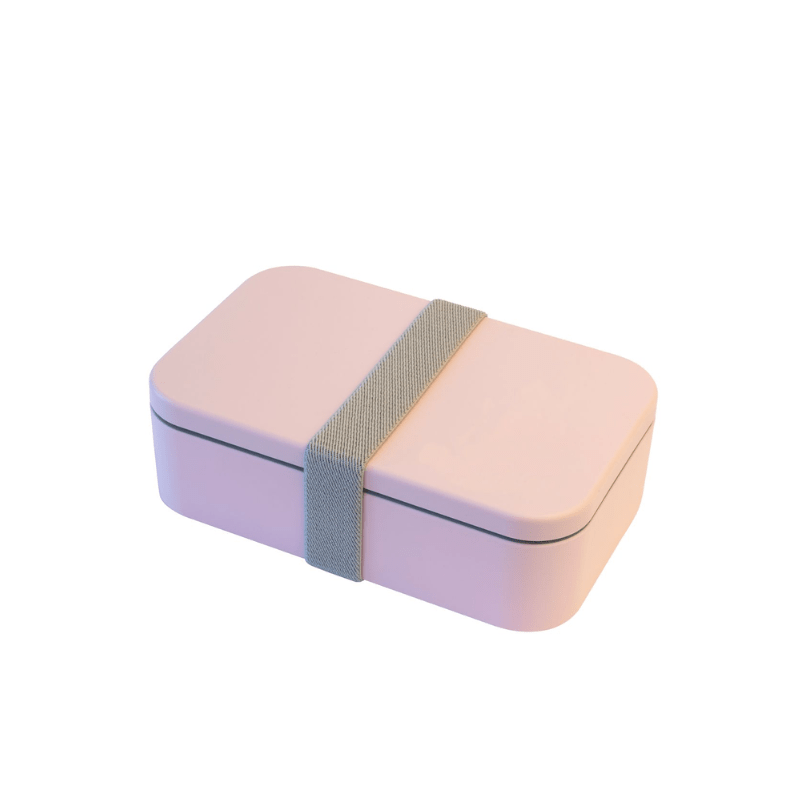 Cuisena RPET Rectangular Bento with Cutlery Pink