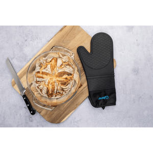 Cuisena Silicone & Fabric Oven Glove Black The Homestore Auckland