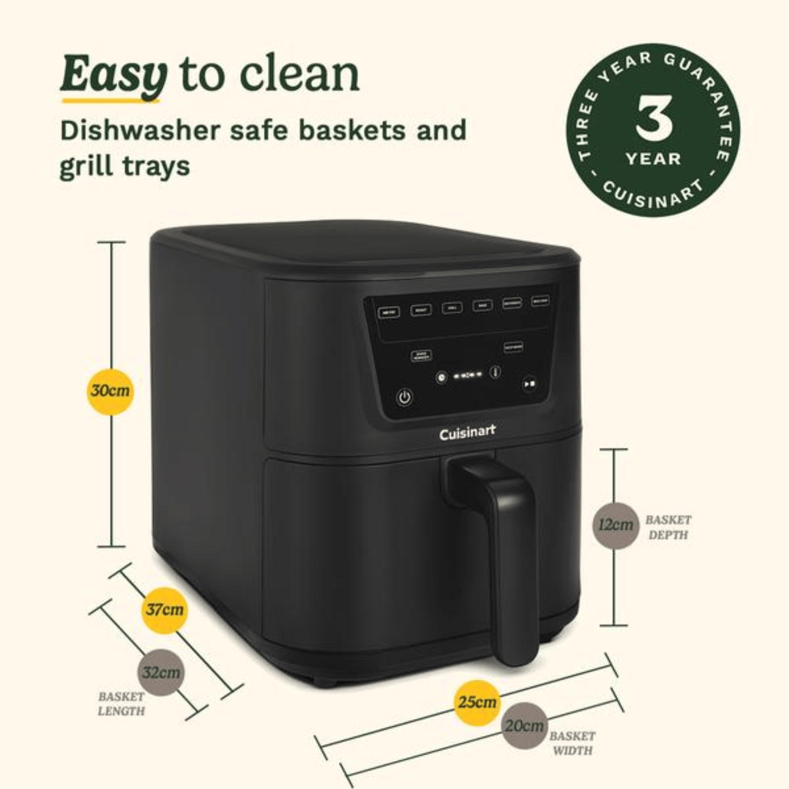 Cuisinart Compact Max Air Fryer 7.6L