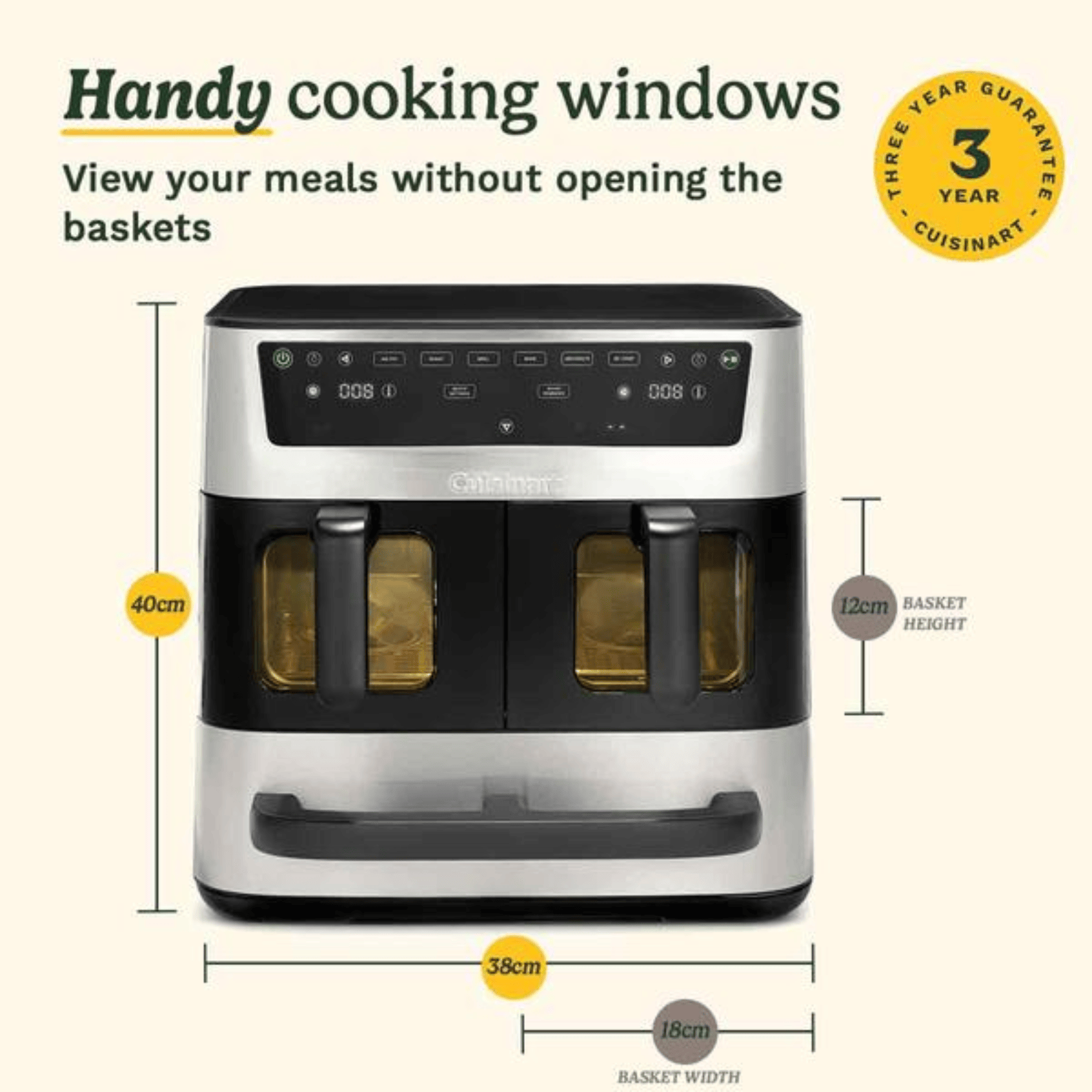 Cuisinart Tri-Zone Air Fryer 13.2L