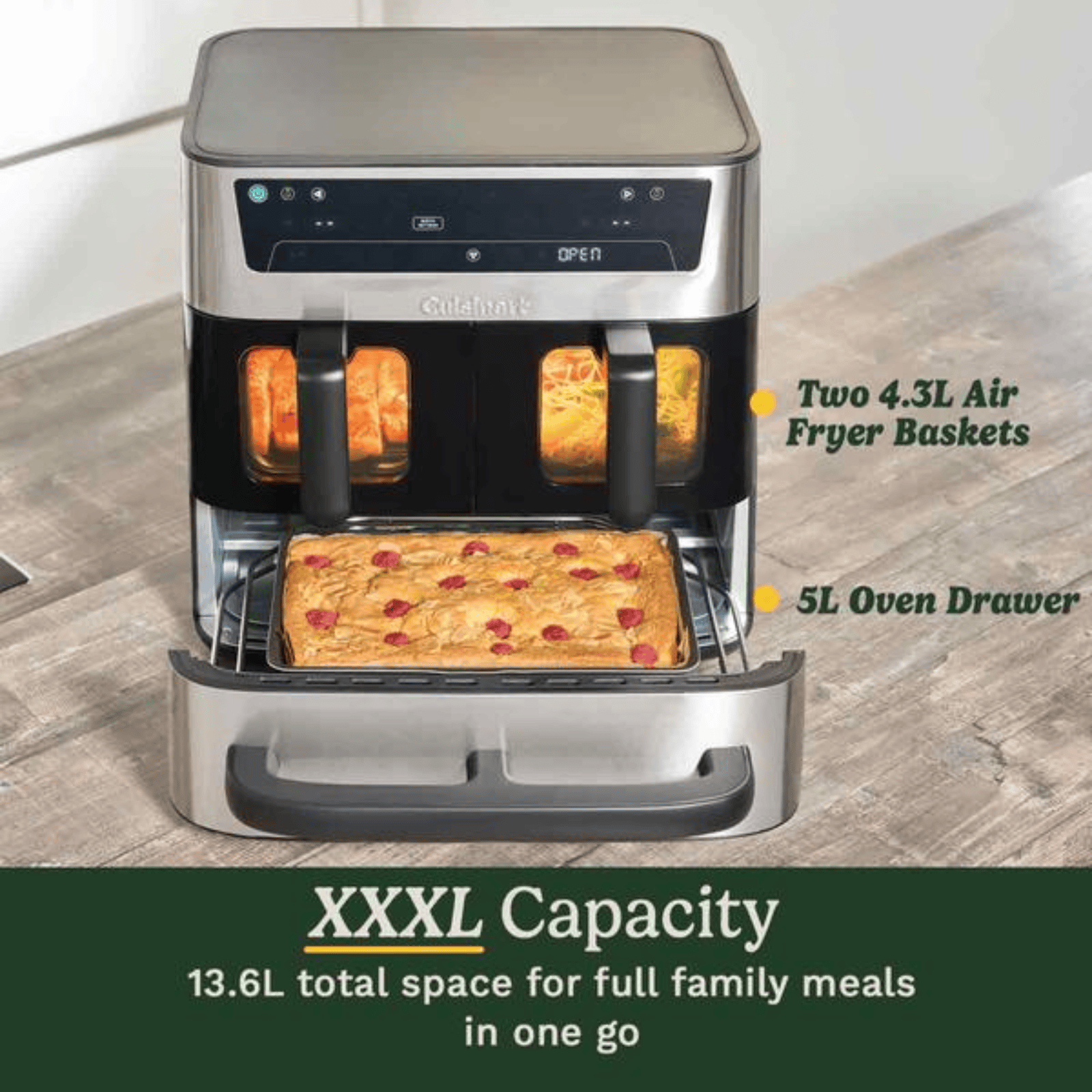 Cuisinart Tri-Zone Air Fryer 13.2L