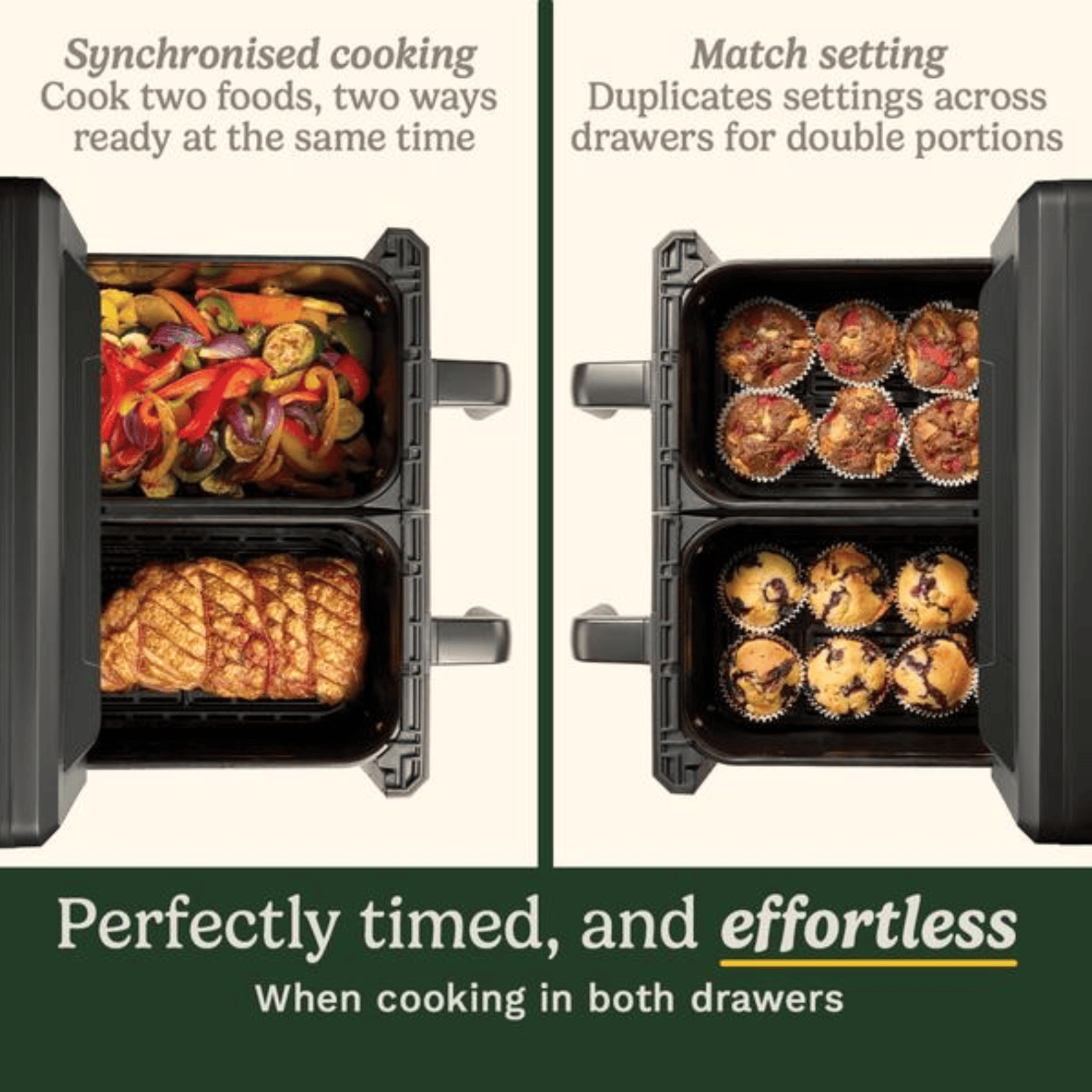 Cuisinart XXL Dual Zone Air Fryer 10.4L