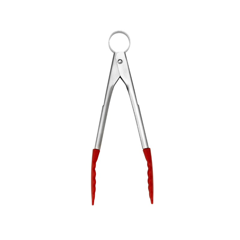 Cuisipro Silicone Locking Tongs 18cm Red The Homestore Auckland