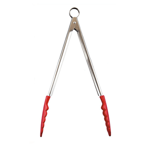 Cuisipro Silicone Locking Tongs 30.5cm Red