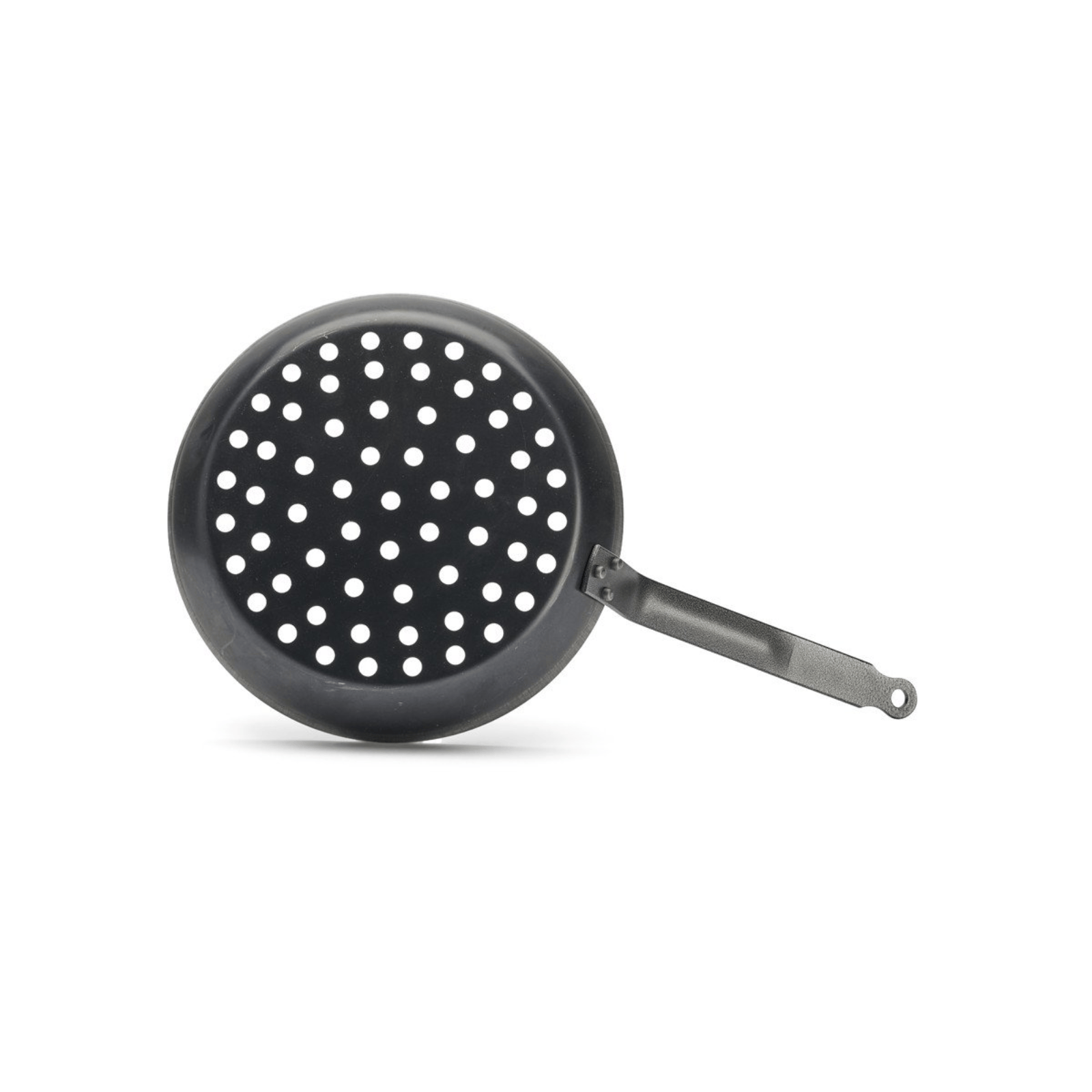 de Buyer Blue Carbon Steel Chestnust Pan 28cm