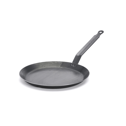 de Buyer Blue Carbon Steel Crepe & Tortilla Pan 24cm