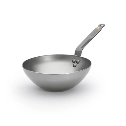 de Buyer Mineral B Carbon Steel Wok 24cm