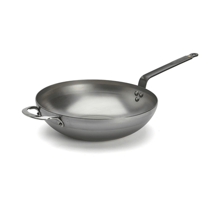 de Buyer Mineral B Carbon Steel Wok 32cm