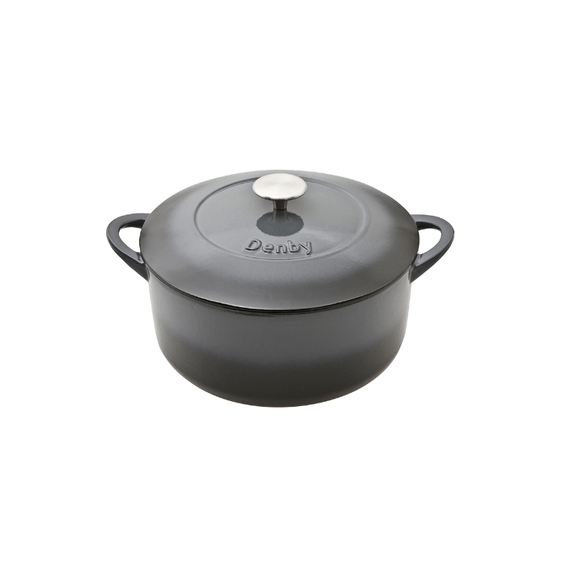 Denby Halo Cast Iron Round Casserole 26cm