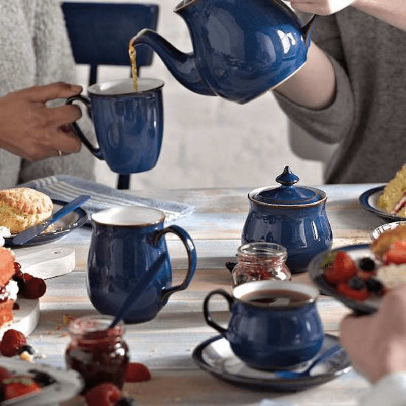 Denby Imperial Blue Coffee Mug 350ml The Homestore Auckland