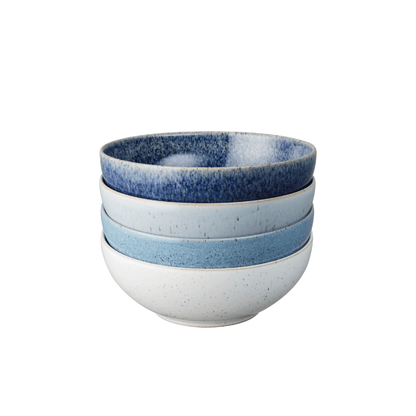 Denby Studio Blue Cereal Bowl 17cm Set of 4