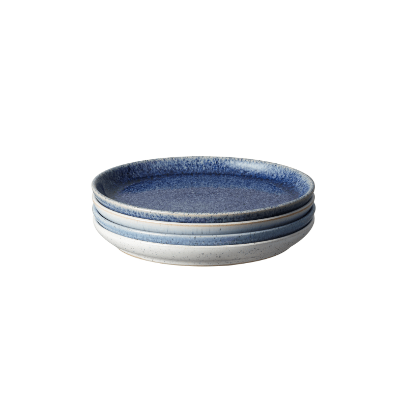 Denby Studio Blue Medium Plate 22cm Set of 4