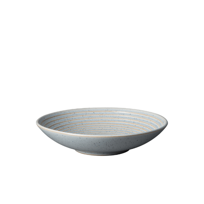 Denby Studio Blue Pebble Medium Ridged Bowl 26cm