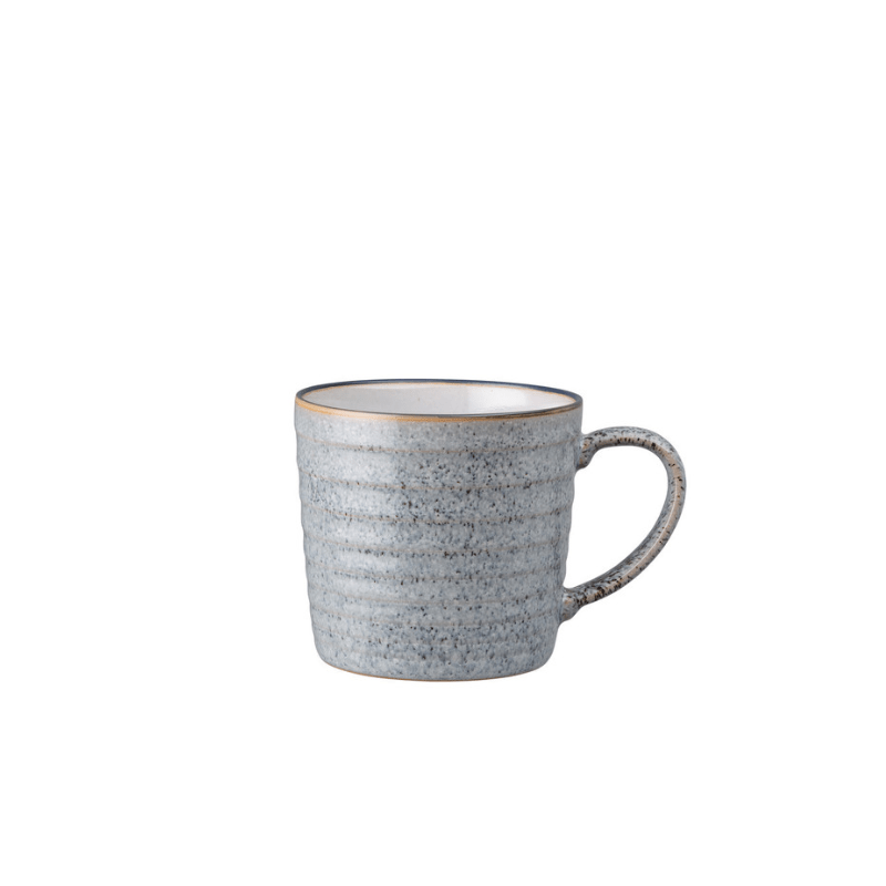 Denby Studio Grey Ridged Mug 400ml Set of 2