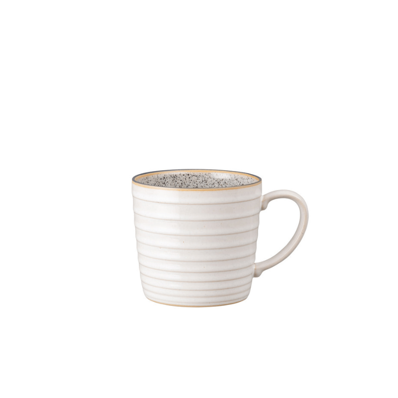 Denby Studio Grey Ridged Mug 400ml Set of 2