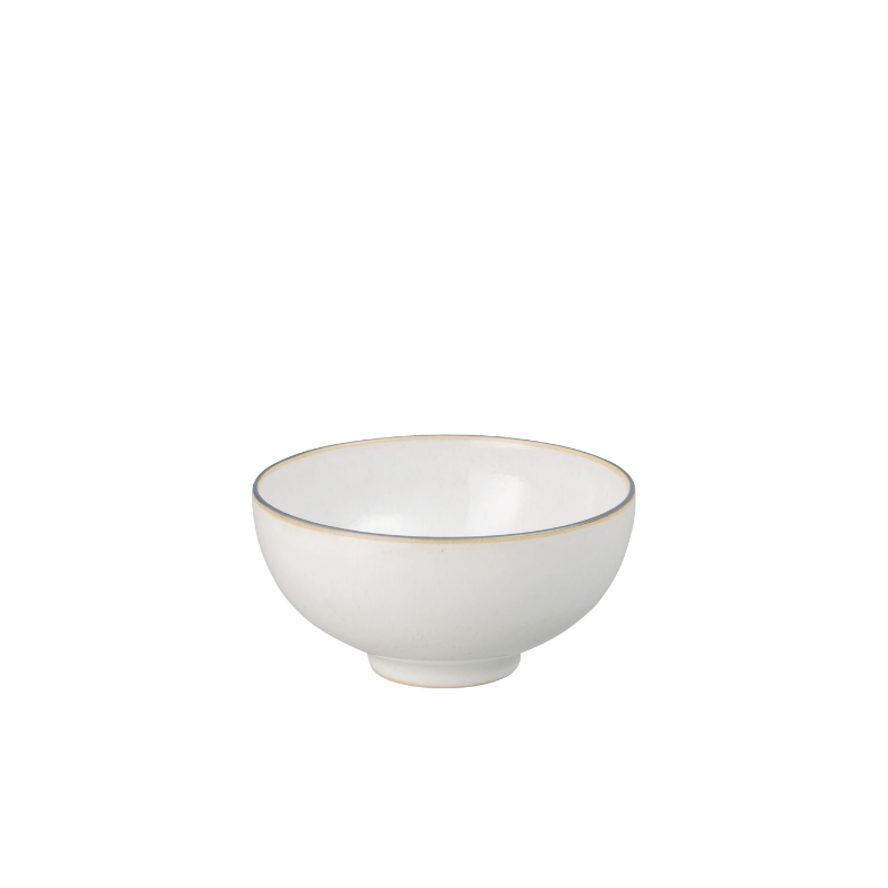 Denby Studio Grey White Rice Bowl 13cm