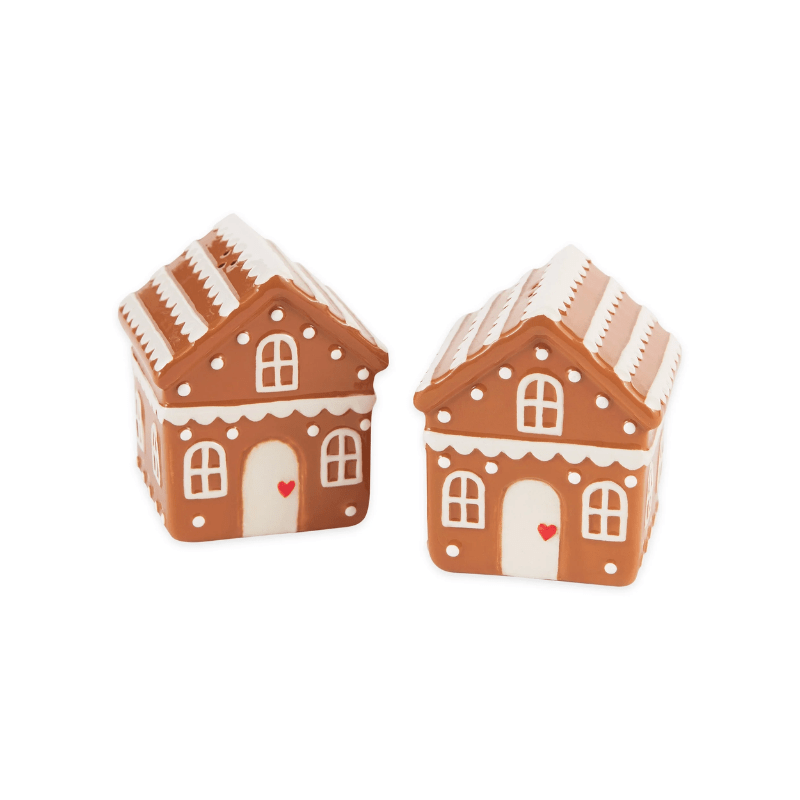 Design Imports Gingerbread House Salt & Pepper Set