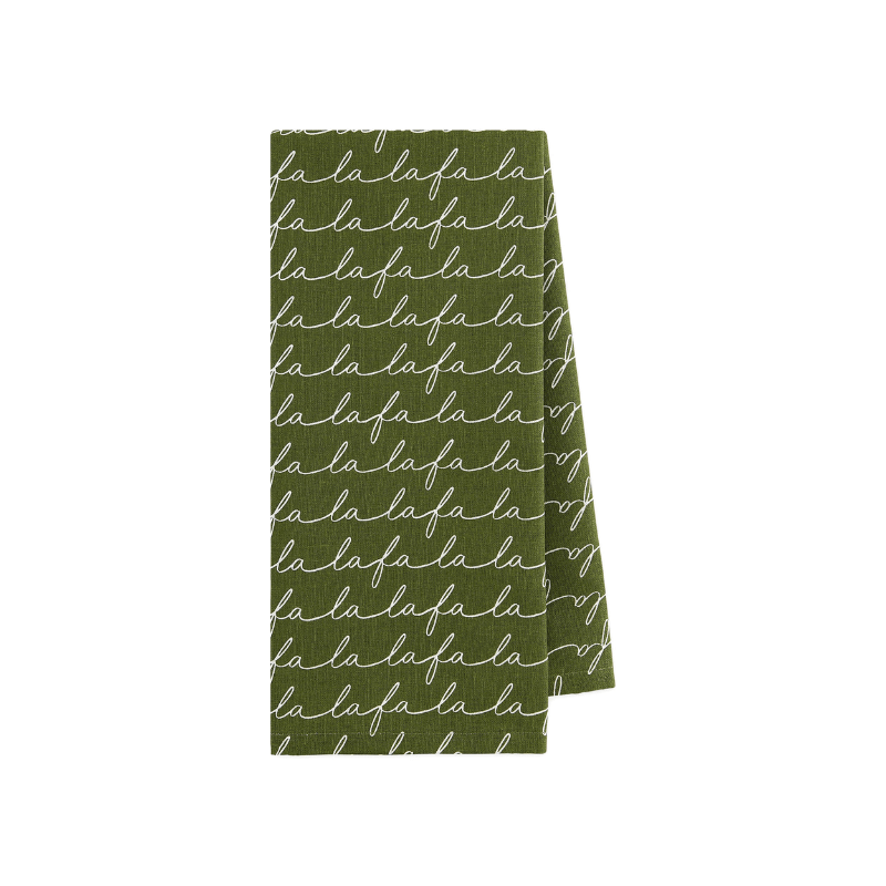 Design Imports Under The Mistletoe Assorted Dishtowels