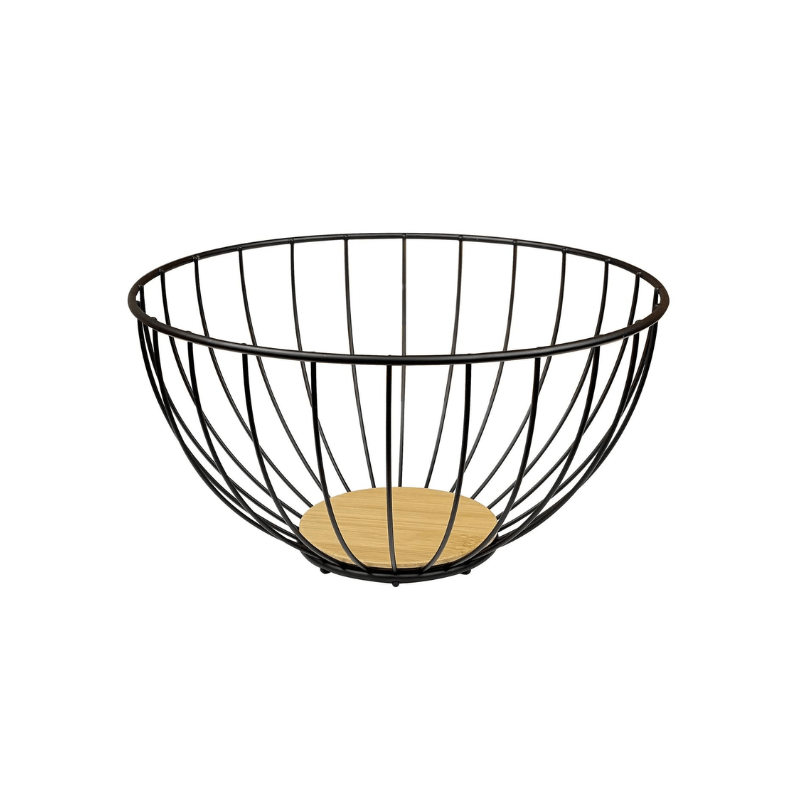 Di Antonio Fruit Basket with Bamboo Base 25cm