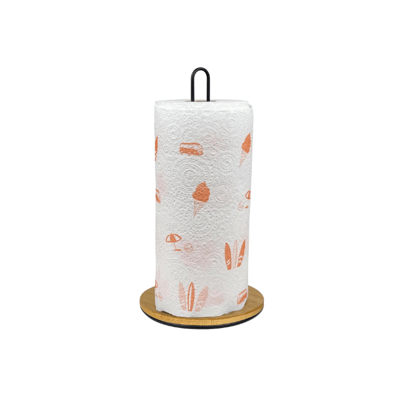 Di Antonio Kitchen Towel Holder with Bamboo Base The Homestore Auckland