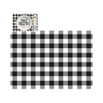 Direct Paper Black & White Check Paper Placemats Pack of 30
