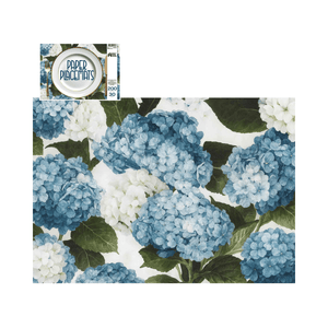 Direct Paper Blue Hydrangea Paper Placemats Pack of 30