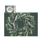 Direct Paper Eucalyptus Wreath Paper Placemats Pack of 30