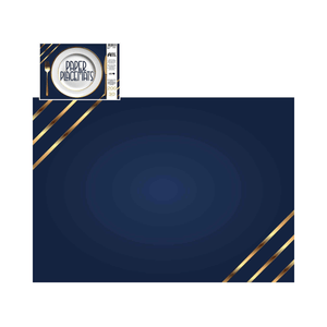 Direct Paper Navy & Gold Paper Placemats Pack of 30
