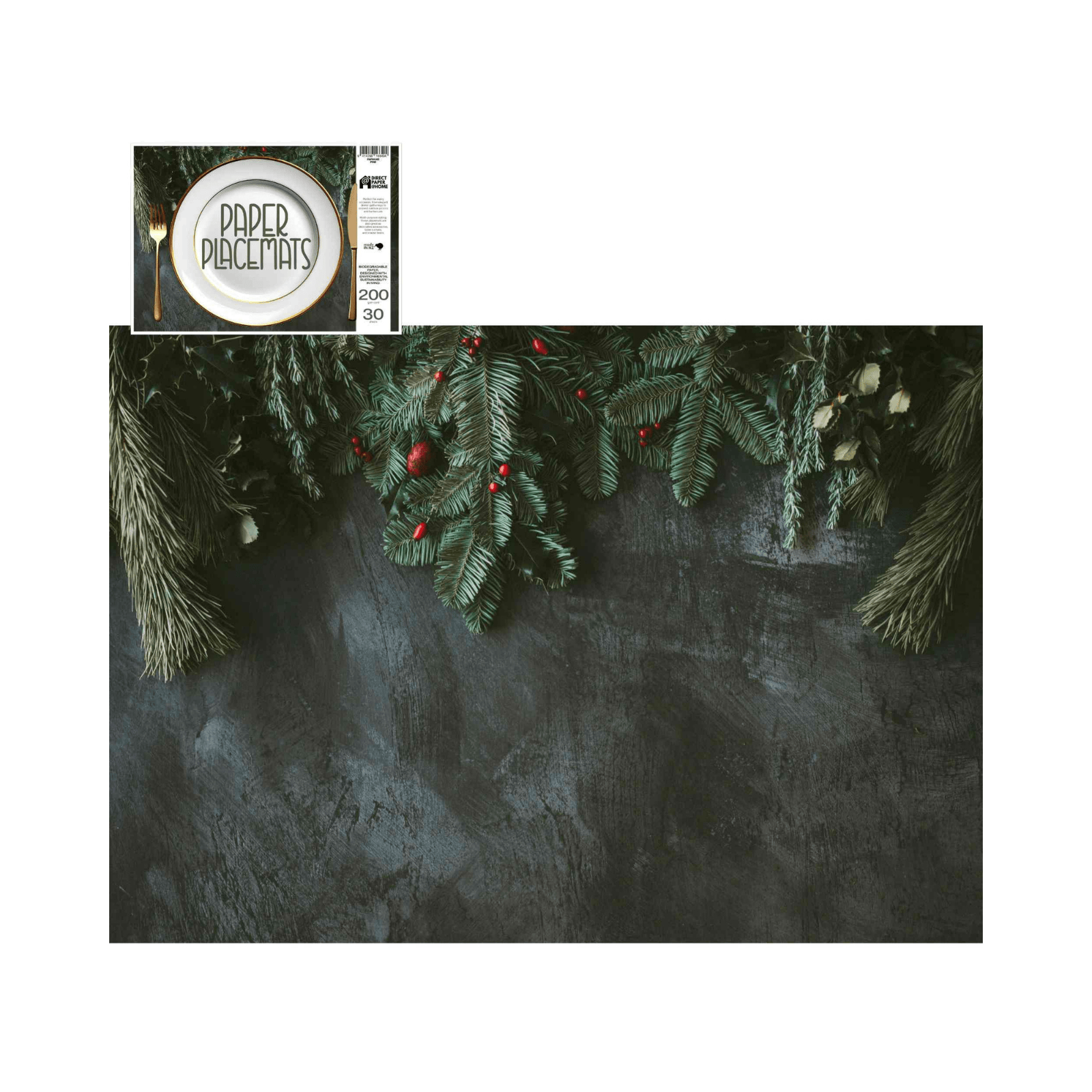 Direct Paper Pine Paper Placemats Pack of 30