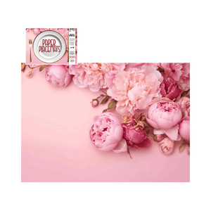 Direct Paper Pink Peonies Paper Placemats Pack of 30