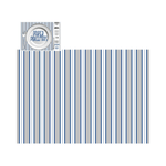 Direct Paper Silver & Sapphire Stripe Paper Placemats Pack of 30