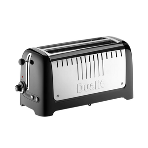 Dualit Lite Long Slot Toaster 4 Slice Black