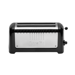 Dualit Lite Long Slot Toaster 4 Slice Black