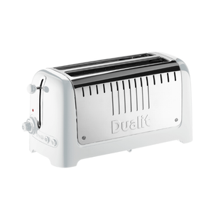 Dualit Lite Long Slot Toaster 4 Slice White