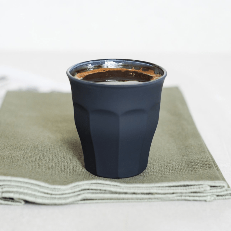 Duralex Picardie Soft Touch Black Tumbler 90ml Set of 6