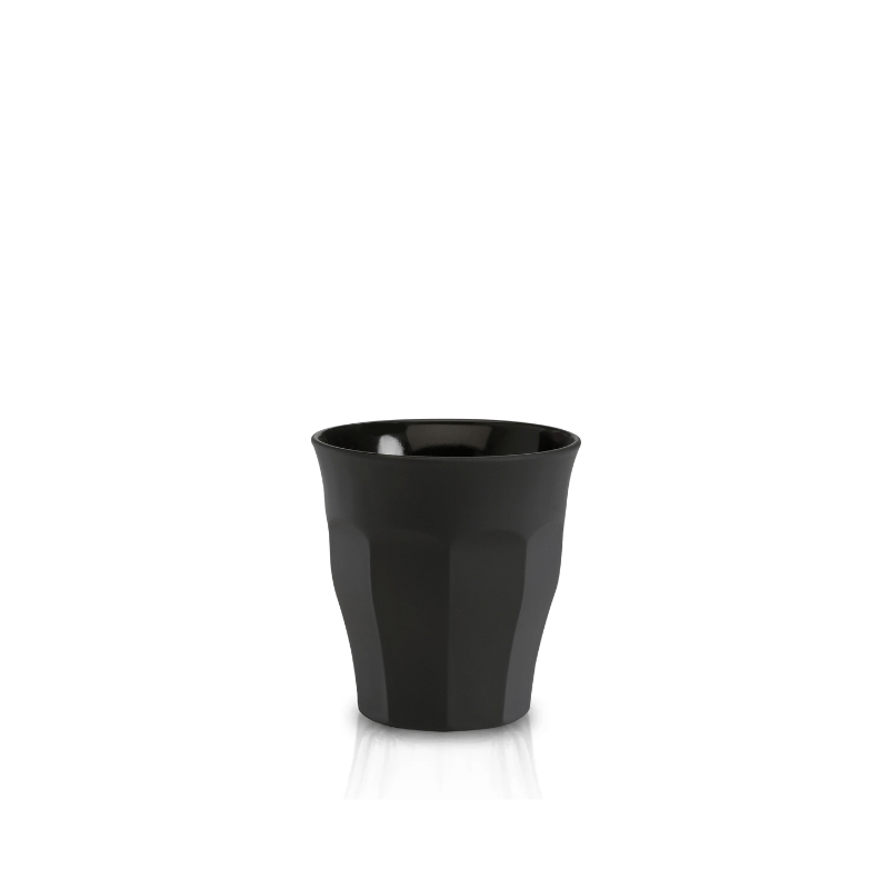 Duralex Picardie Soft Touch Black Tumbler 90ml Set of 6