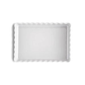 Emile Henry Deep Rectangular Tart Dish 34cm Flour