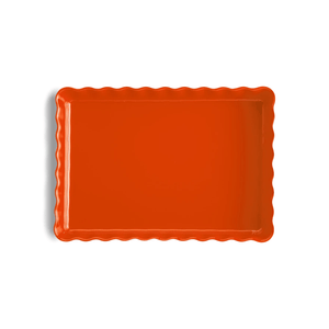 Emile Henry Deep Rectangular Tart Dish 34cm Toscane