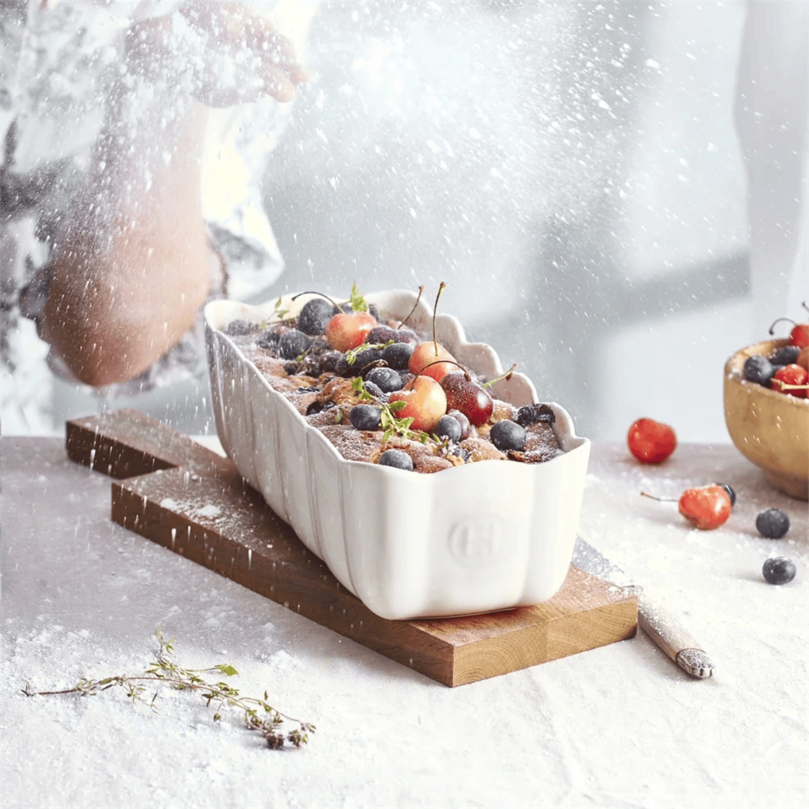 Emile Henry Madeleine Loaf Dish 29cm Clay