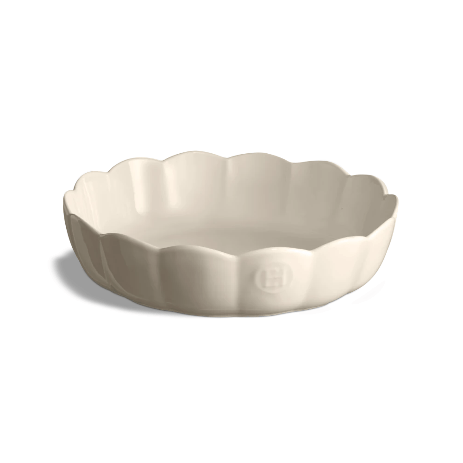 Emile Henry Madeleine Round Dish 27cm Clay